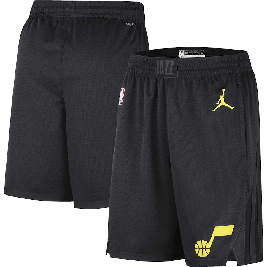 Men's Utah Jazz Jordan Brand Black 2022/2023 Statement Edition Swingman Performance Shorts