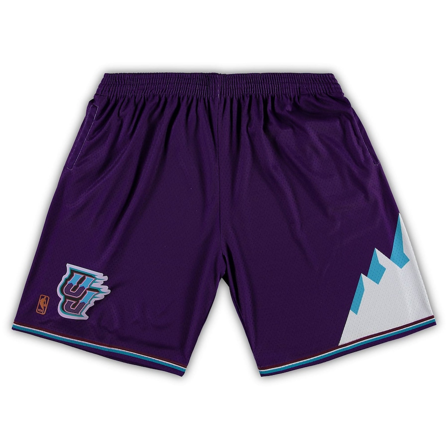 Men's Utah Jazz Mitchell & Ness Purple Big & Tall Hardwood Classics Swingman Shorts Men's Utah Jazz Mitchell & Ness Purple Big & Tall Hardwood Classics Swingman Shorts