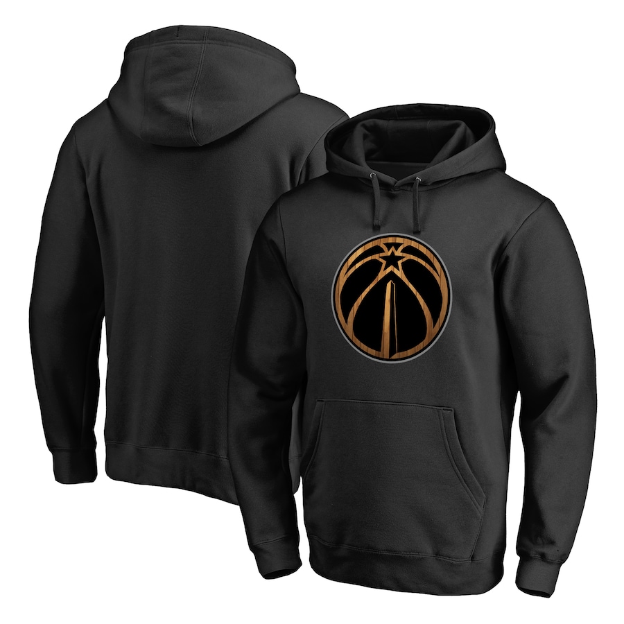 Men's Washington Wizards Black Hardwood Pullover Hoodie Men's Washington Wizards Black Hardwood Pullover Hoodie
