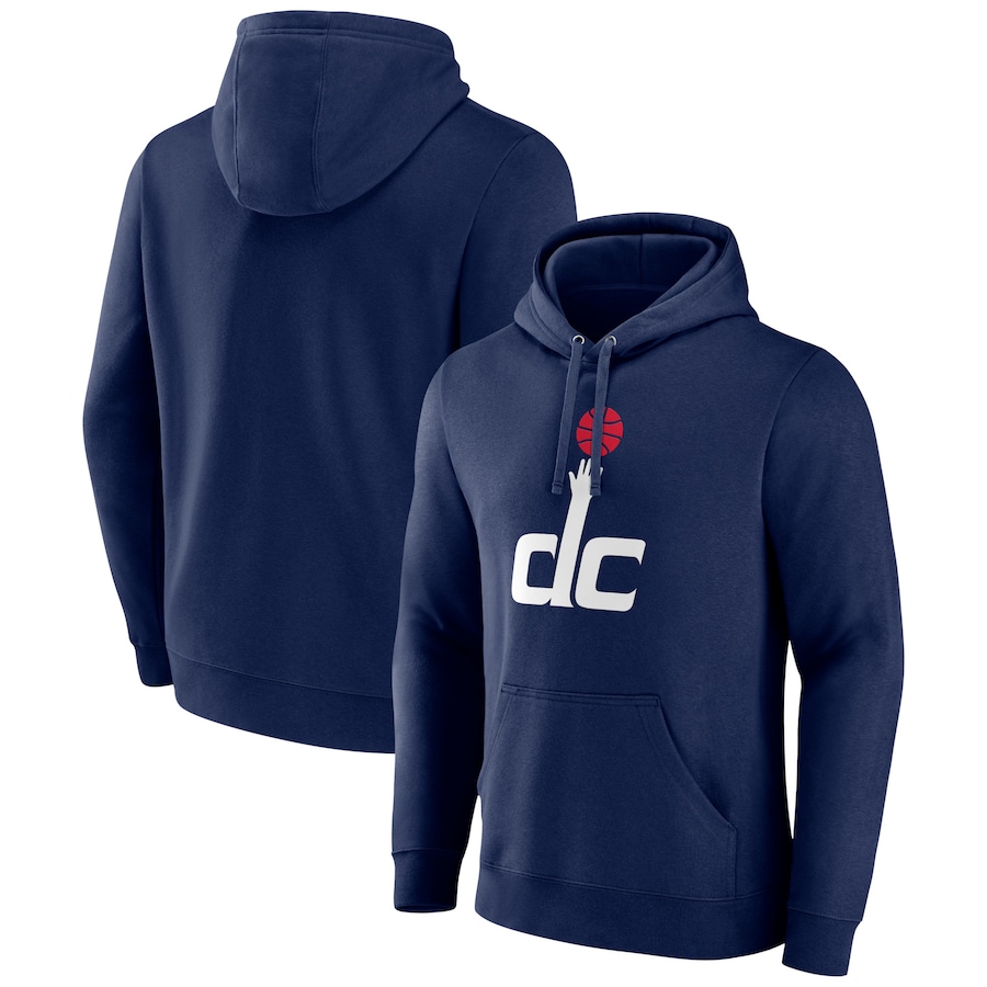 Men's Washington Wizards Navy Alternate Logo Pullover Hoodie Men's Washington Wizards Navy Alternate Logo Pullover Hoodie