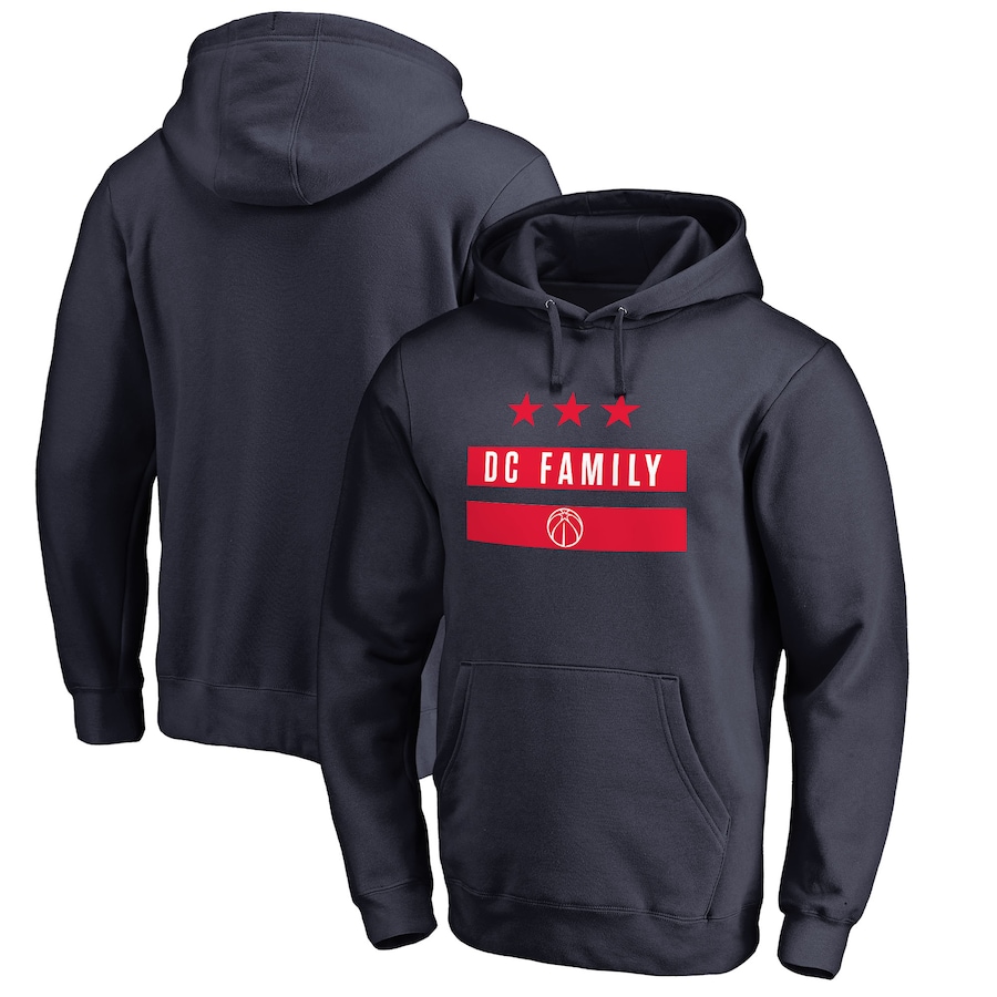 Men's Washington Wizards Navy Hometown Collection DC Family Pullover Hoodie Men's Washington Wizards Navy Hometown Collection DC Family Pullover Hoodie