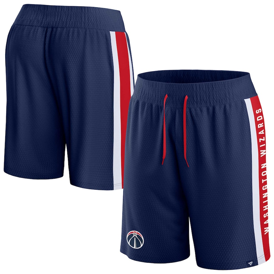 Men's Washington Wizards Navy Referee Iconic Mesh Shorts