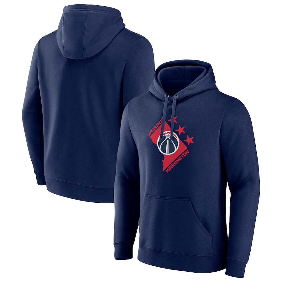 Men's Washington Wizards Navy Tip-Off Pullover Hoodie Men's Washington Wizards Navy Tip-Off Pullover Hoodie