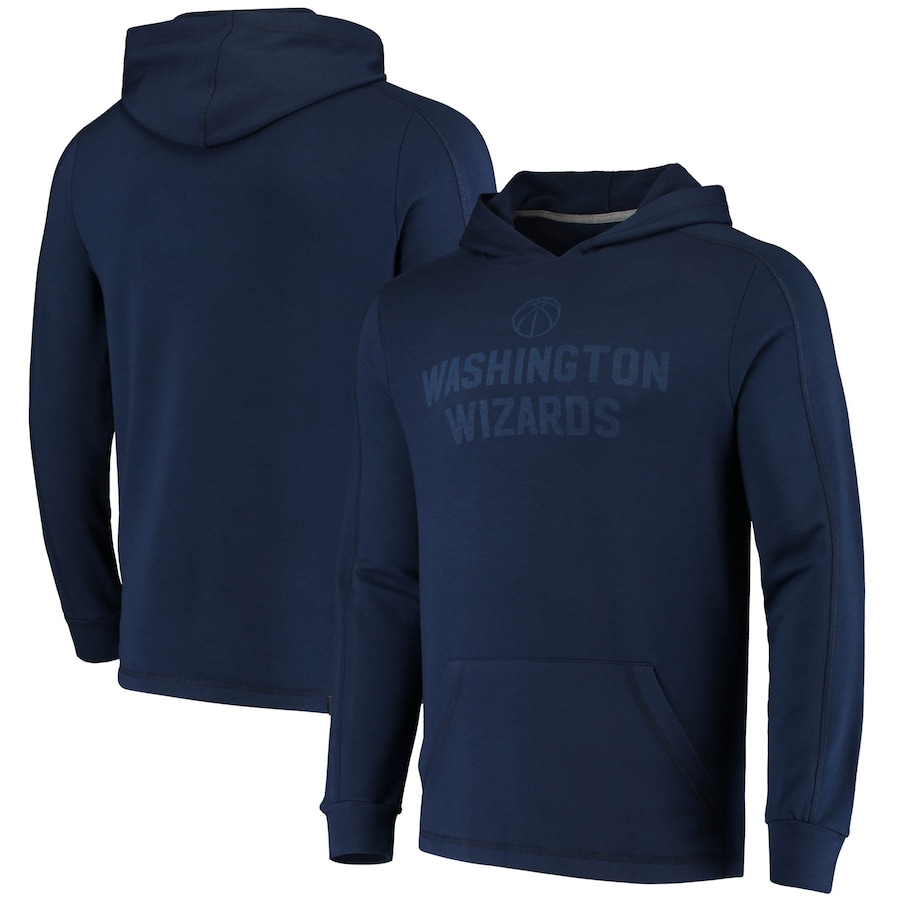 Men's Washington Wizards Navy Versalux Running Hard Tri-Blend Pullover Hoodie Men's Washington Wizards Navy Versalux Running Hard Tri-Blend Pullover Hoodie