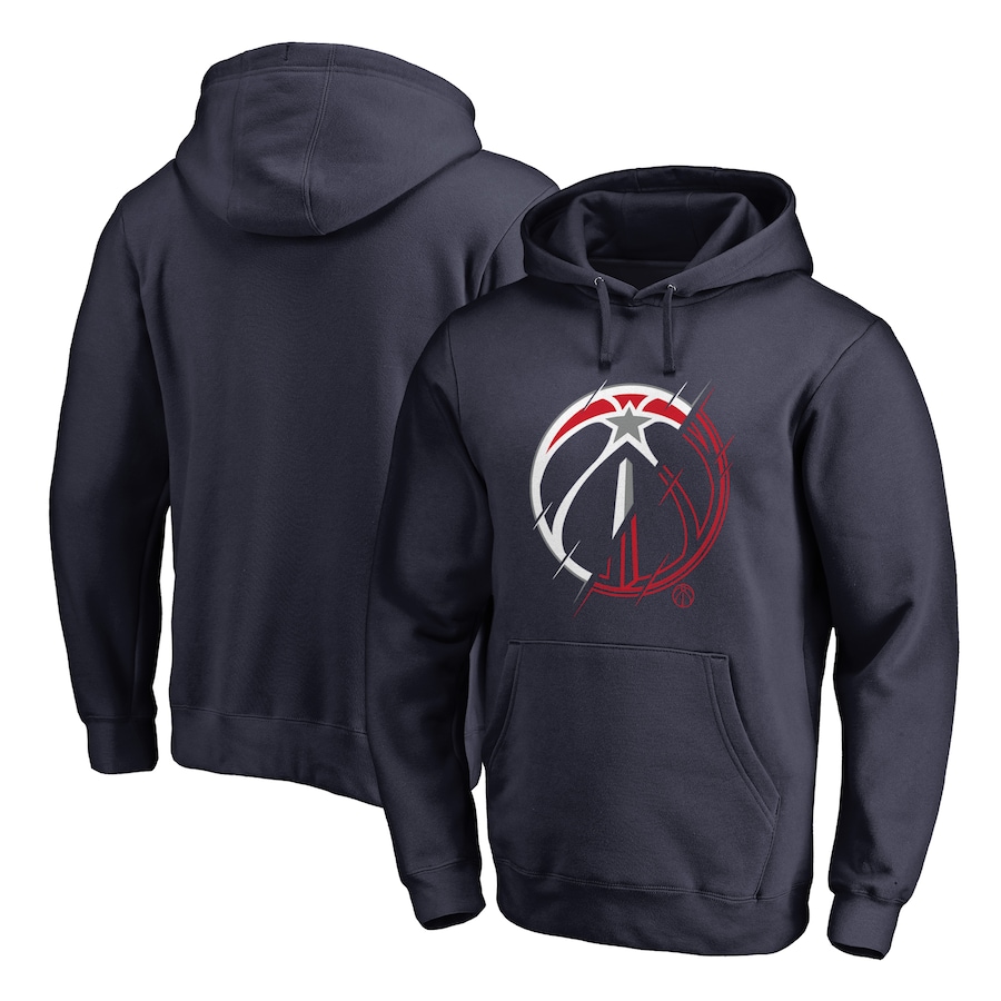 Men's Washington Wizards Navy X-Ray Pullover Hoodie Men's Washington Wizards Navy X-Ray Pullover Hoodie