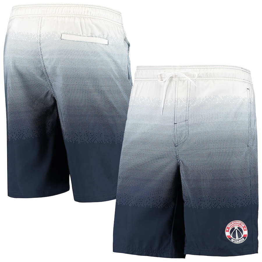 Men's Washington Wizards G-III Sports by Carl Banks Navy Horizon Swim Trunks
