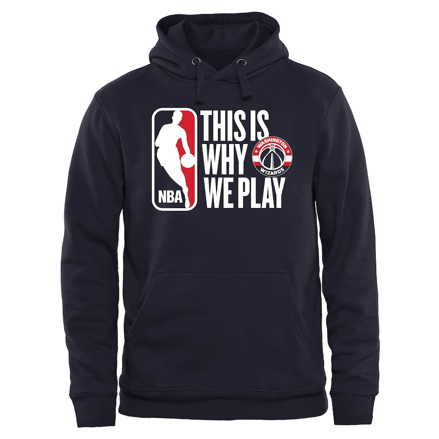 Men's Washington Wizards Navy This Is Why We Play Pullover Hoodie Men's Washington Wizards Navy This Is Why We Play Pullover Hoodie