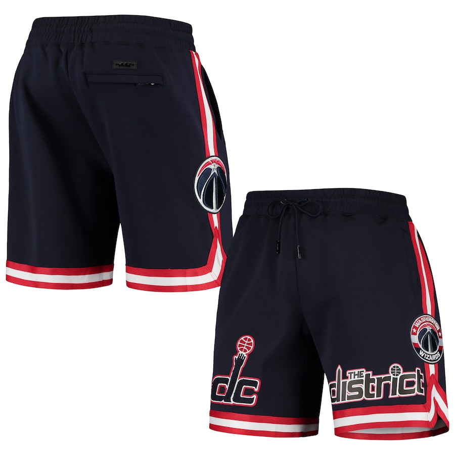 Men's Washington Wizards Pro Standard Navy Chenille Shorts