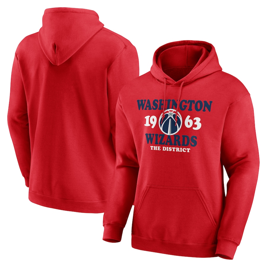 Men's Washington Wizards Red Fierce Competitor Pullover Hoodie Men's Washington Wizards Red Fierce Competitor Pullover Hoodie