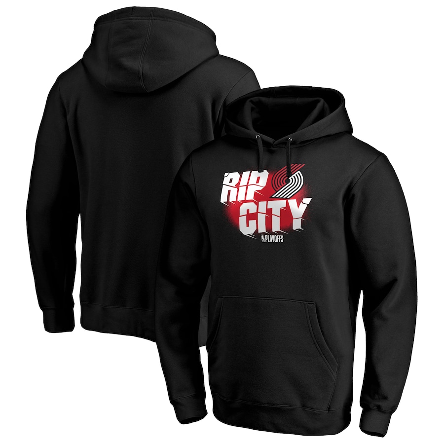 Portland Trail Blazers 2019 NBA Playoffs Bound Tip Off Dunk Pullover Hoodie - Black Portland Trail Blazers 2019 NBA Playoffs Bound Tip Off Dunk Pullover Hoodie - Black
