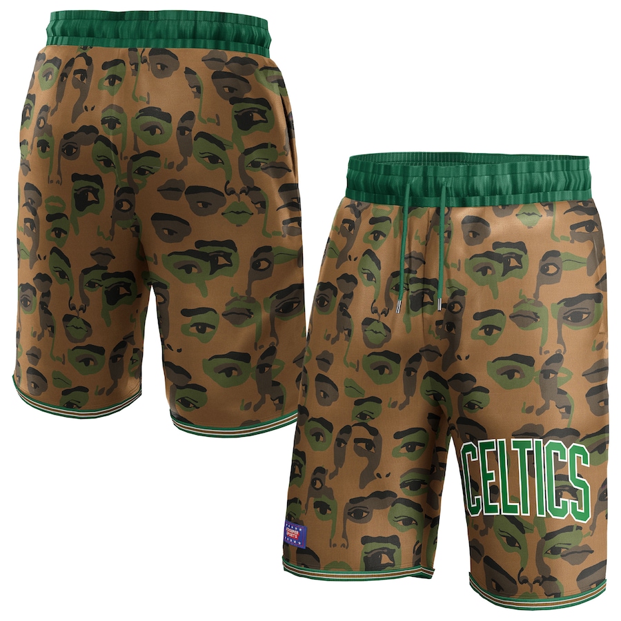 Women's Boston Celtics NBA & KidSuper Studios Brown Hometown Shorts