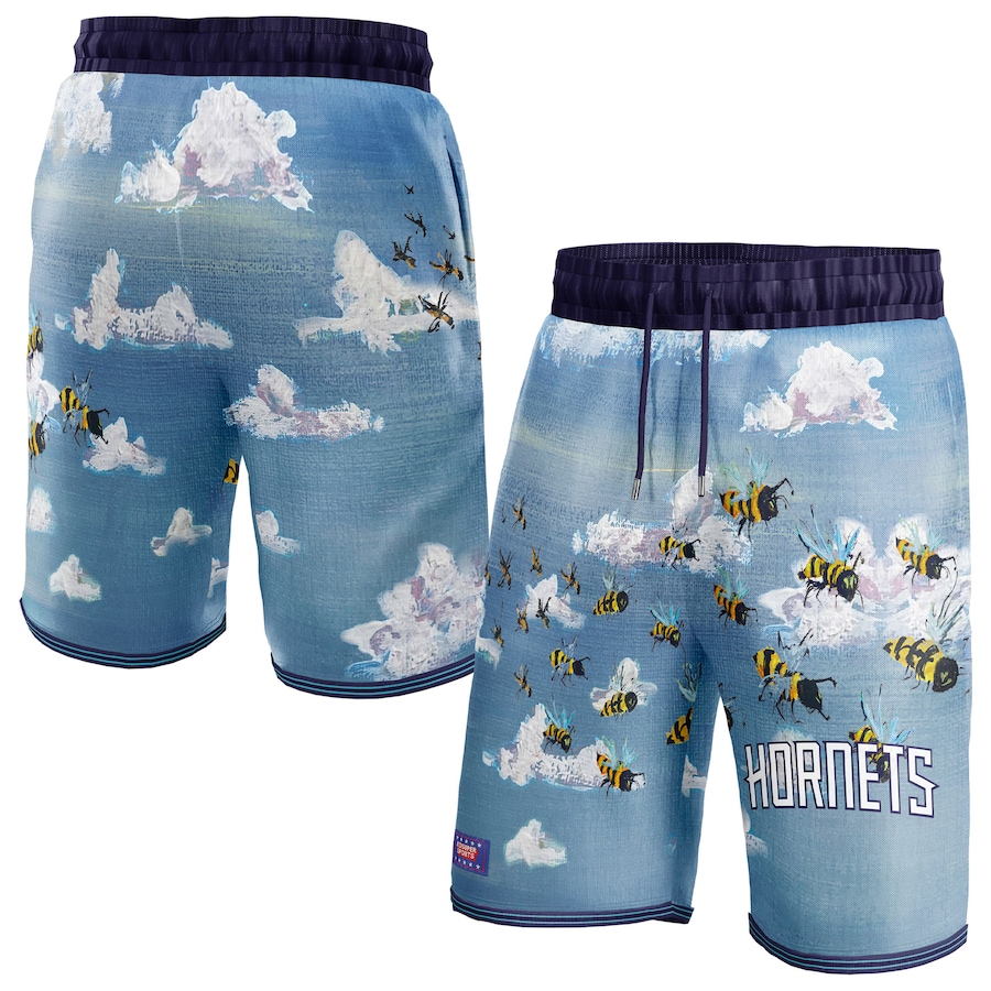 Women's Charlotte Hornets NBA & KidSuper Studios Blue Hometown Shorts