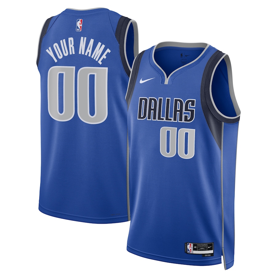 Men's Dallas Mavericks NBA Royal 2022/23 Swingman Custom Jersey - Icon Edition