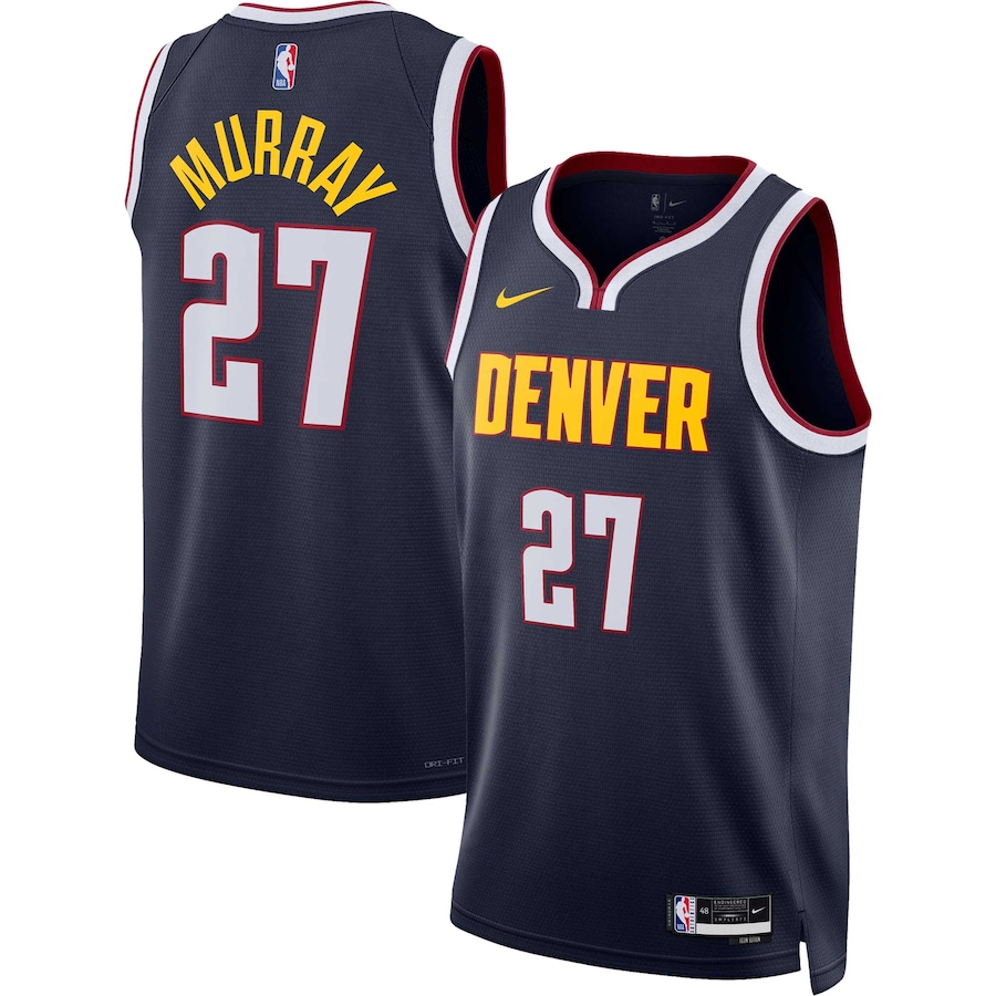 Men's Denver Nuggets Jamal Murray NBA Navy 2022/23 Swingman Jersey - Icon Edition