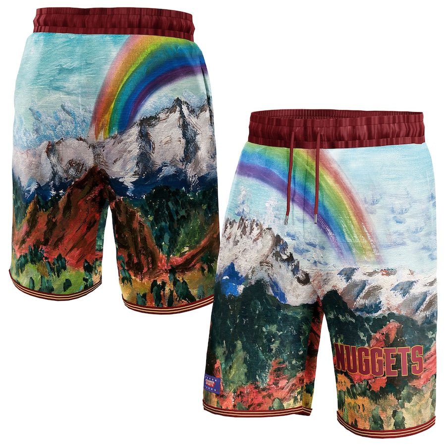 Women's Denver Nuggets NBA & KidSuper Studios Blue Hometown Shorts