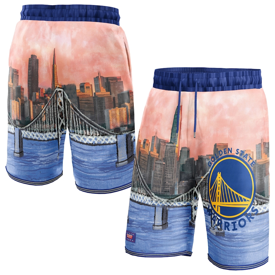 Women's Golden State Warriors NBA & KidSuper Studios Royal Hometown Shorts