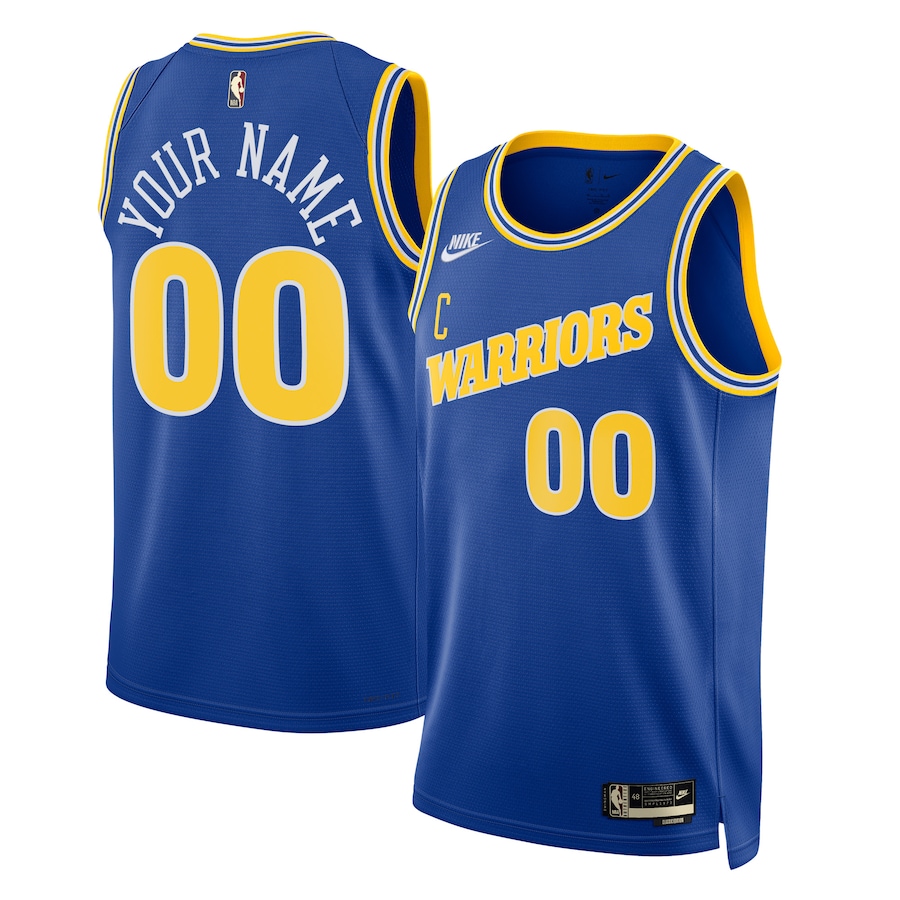 Men's Golden State Warriors NBA Blue 2022/23 Custom Swingman Jersey - Classic Edition Men's Golden State Warriors NBA Blue 2022/23 Custom Swingman Jersey - Classic Edition
