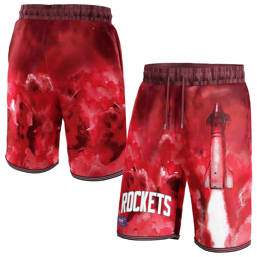 Women's Houston Rockets NBA & KidSuper Studios Red Hometown Shorts