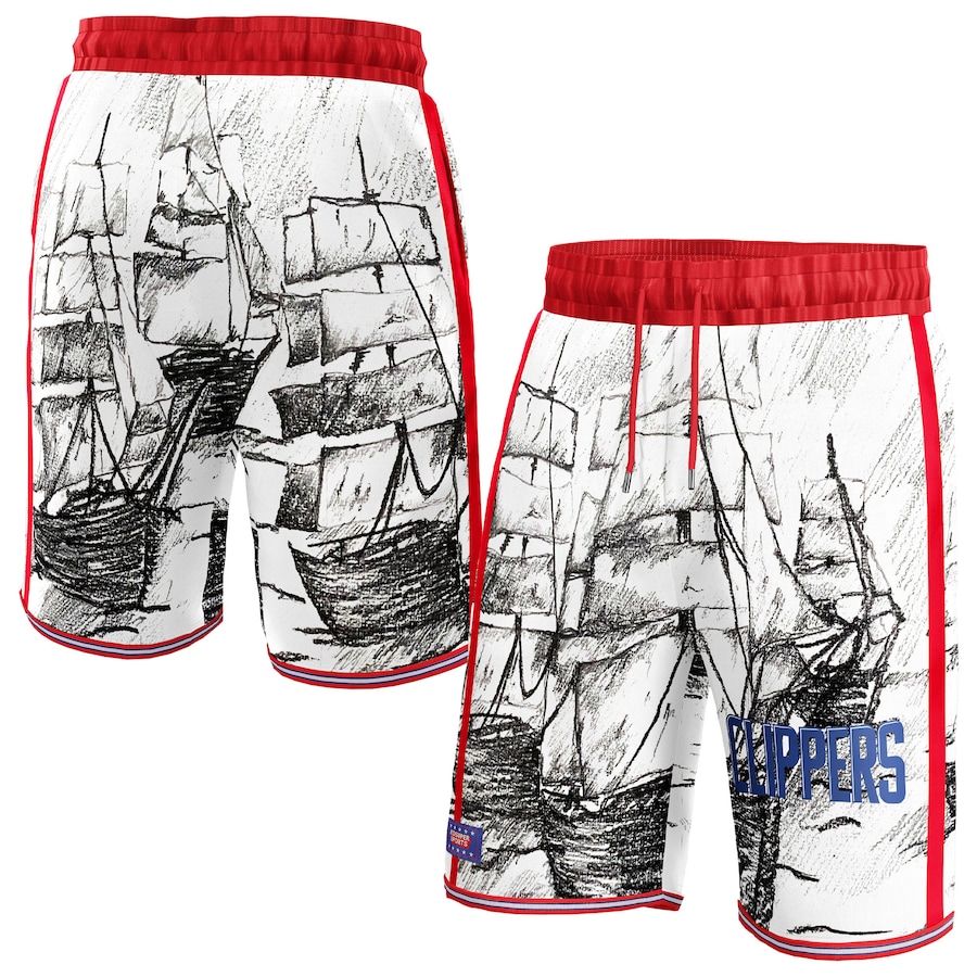 Women's LA Clippers NBA & KidSuper Studios Gray Hometown Shorts
