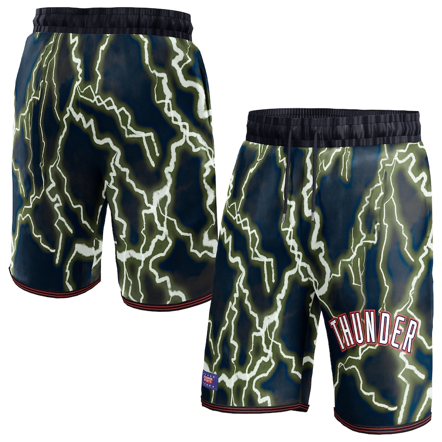 Women's Oklahoma City Thunder NBA & KidSuper Studios Black Hometown Shorts