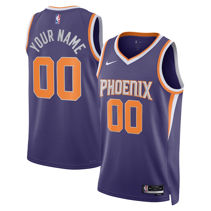 Men's Phoenix Suns NBA Purple 2022/23 Swingman Custom Jersey - Icon Edition