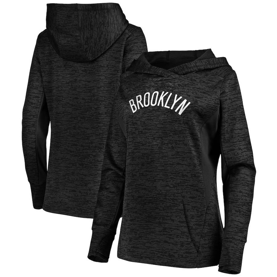 Women's Brooklyn Nets Black Showtime Done Better Pullover Hoodie Women's Brooklyn Nets Black Showtime Done Better Pullover Hoodie