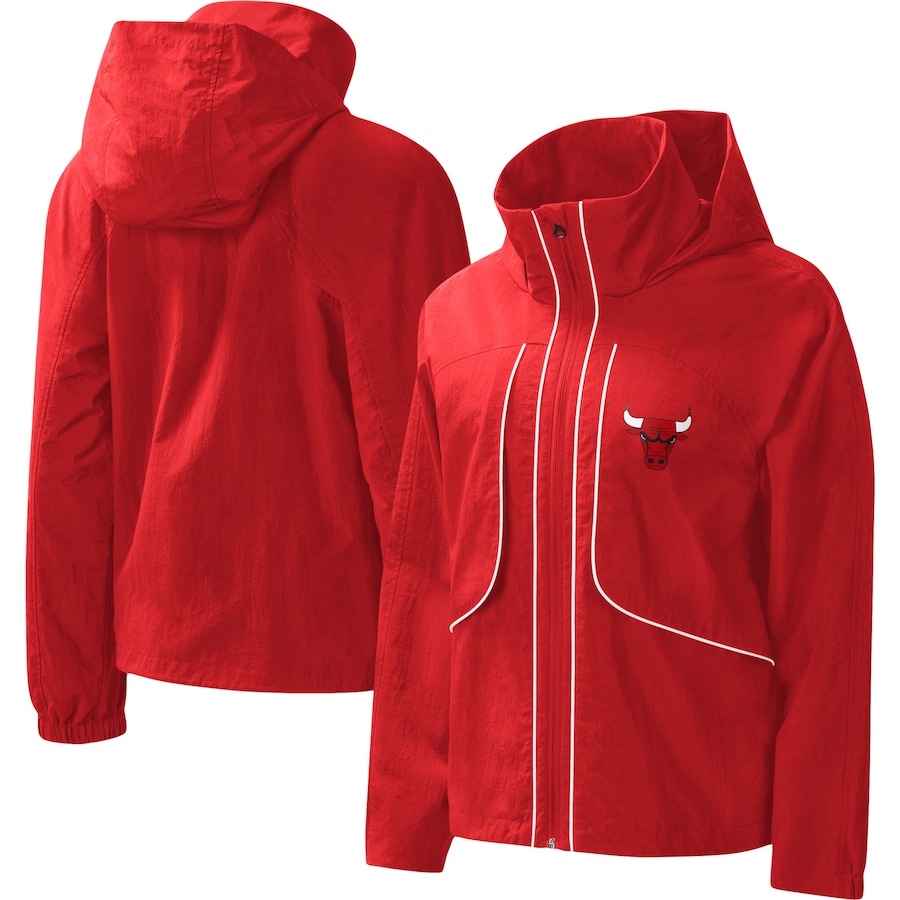Women's Chicago Bulls G-III 4Her by Carl Banks Red Last Shot Full-Zip Hoodie Women's Chicago Bulls G-III 4Her by Carl Banks Red Last Shot Full-Zip Hoodie