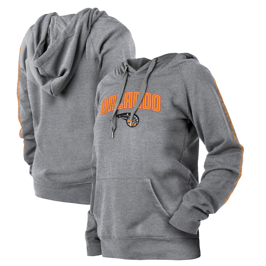 Women's Orlando Magic New Era Gray 2021/22 City Edition Pullover Hoodie Women's Orlando Magic New Era Gray 2021/22 City Edition Pullover Hoodie