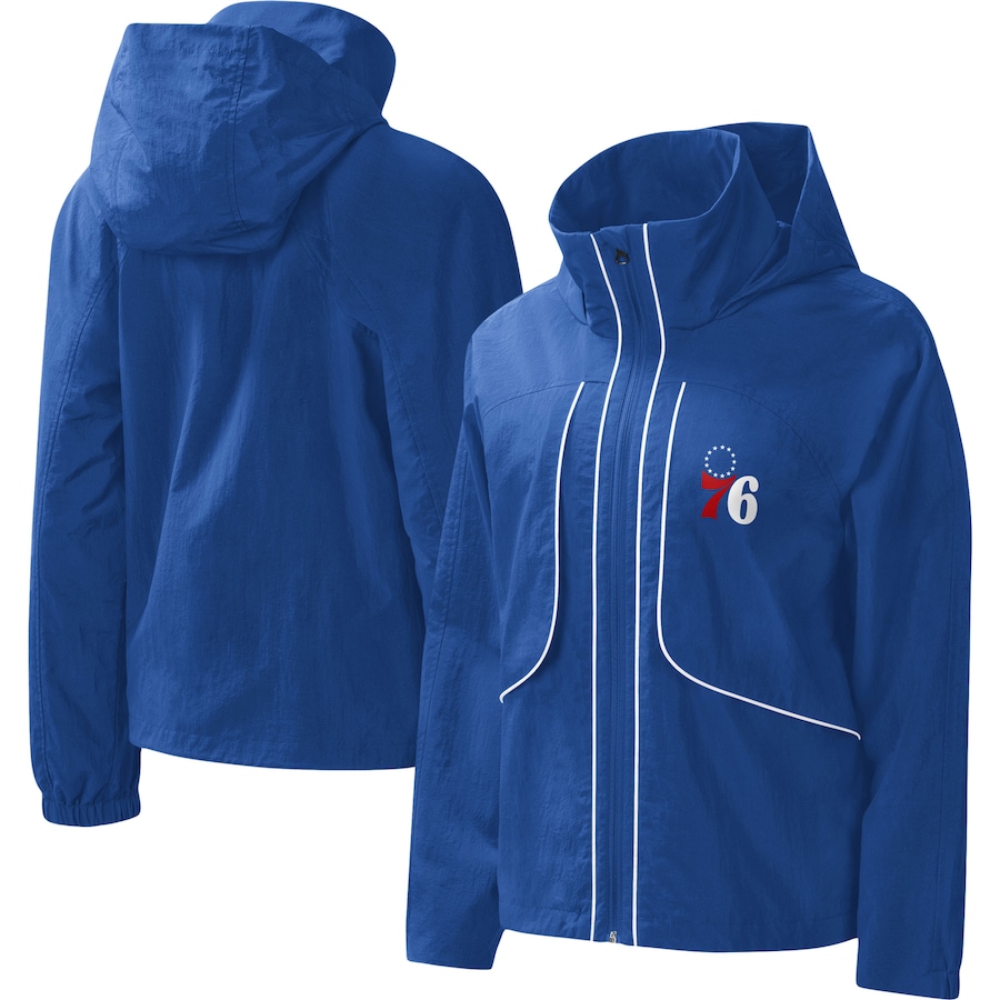 Women's Philadelphia 76ers G-III 4Her by Carl Banks Royal Last Shot Full-Zip Hoodie