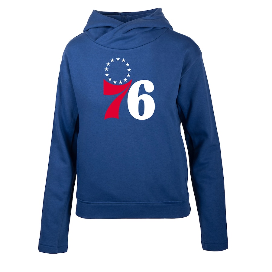 Women's Philadelphia 76ers Levelwear Royal Evian Core Pullover Hoodie Women's Philadelphia 76ers Levelwear Royal Evian Core Pullover Hoodie