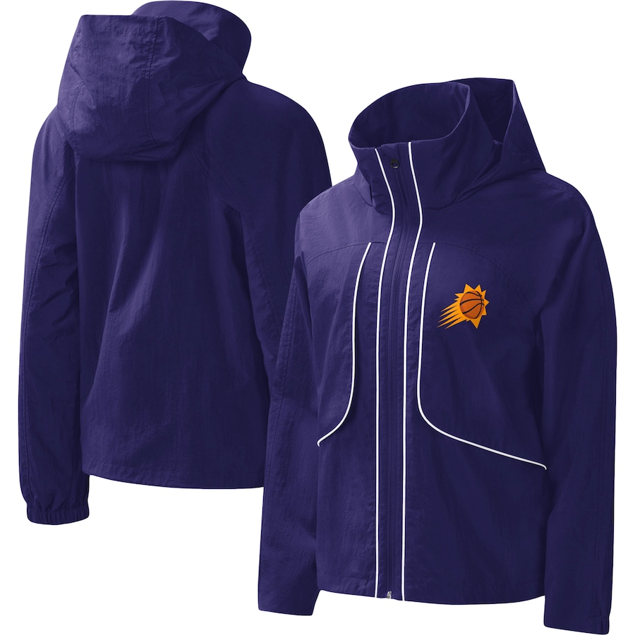 Women's Phoenix Suns G-III 4Her by Carl Banks Purple Last Shot Full-Zip Hoodie