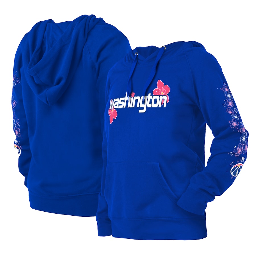 Women's Washington Wizards New Era Royal 2022/23 City Edition Pullover Hoodie Women's Washington Wizards New Era Royal 2022/23 City Edition Pullover Hoodie