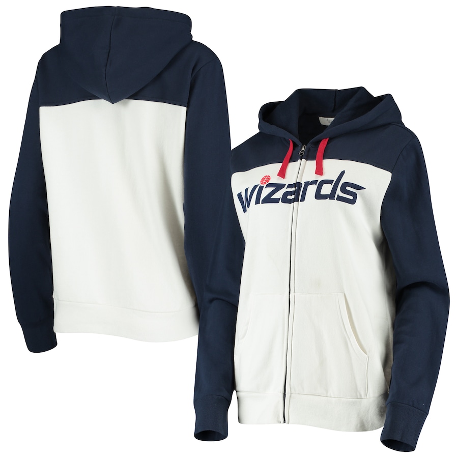 Women's Washington Wizards Touch by Alyssa Milano White Scrimmage Full-Zip Hoodie Women's Washington Wizards Touch by Alyssa Milano White Scrimmage Full-Zip Hoodie