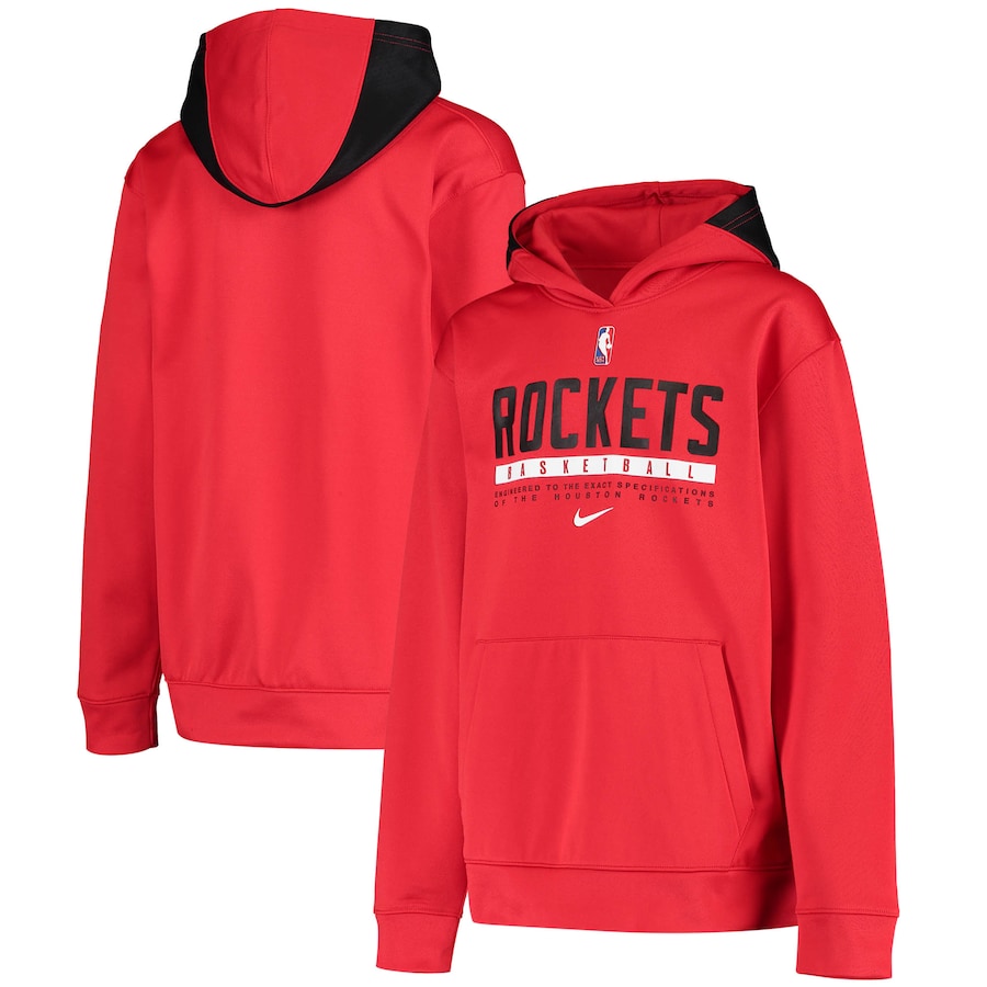 Youth Boys Houston Rockets NBA Red Spotlight Pullover Hoodie Youth Boys Houston Rockets NBA Red Spotlight Pullover Hoodie
