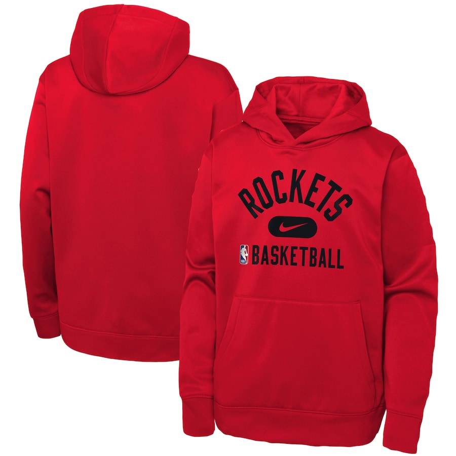 Youth Boys Houston Rockets NBA Red Team Spotlight Pullover Hoodie Youth Boys Houston Rockets NBA Red Team Spotlight Pullover Hoodie