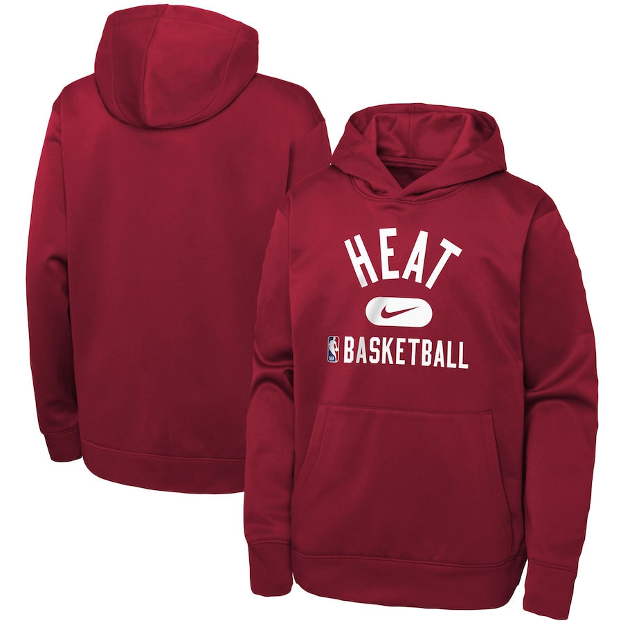 Youth Boys Miami Heat NBA Red Team Spotlight Pullover Hoodie Youth Boys Miami Heat NBA Red Team Spotlight Pullover Hoodie