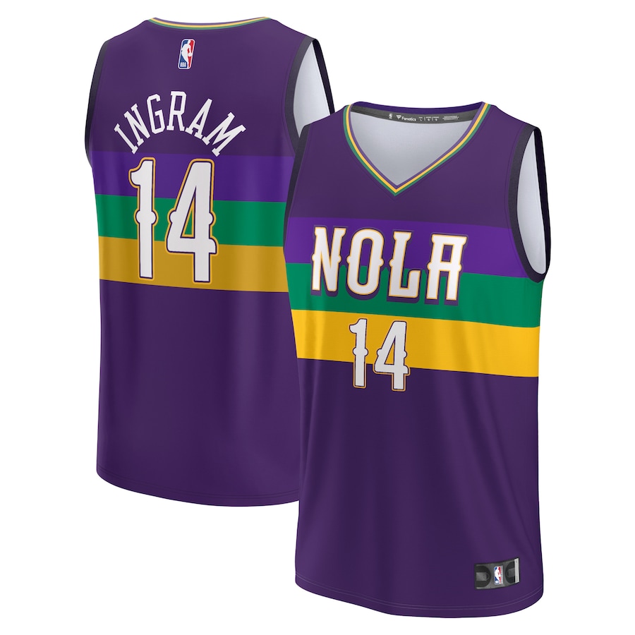 Youth Boys New Orleans Pelicans Brandon Ingram Purple 2022/23 Fastbreak Jersey - City Edition Youth Boys New Orleans Pelicans Brandon Ingram Purple 2022/23 Fastbreak Jersey - City Edition