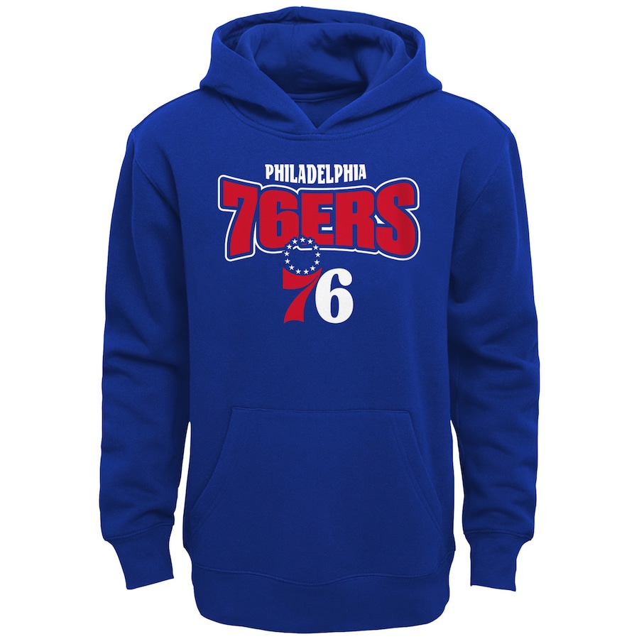 Youth Boys Philadelphia 76ers Royal Draft Pick Pullover Hoodie Youth Boys Philadelphia 76ers Royal Draft Pick Pullover Hoodie