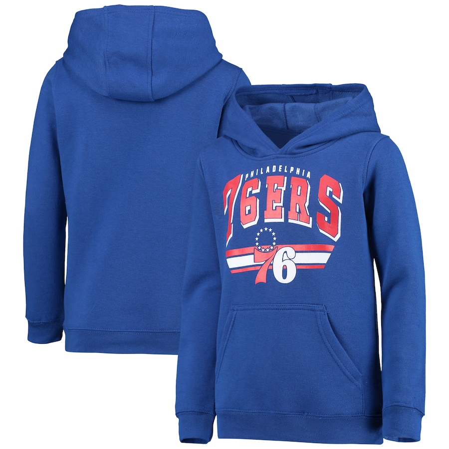 Youth Boys Philadelphia 76ers Royal MVP Fleece Pullover Hoodie Youth Boys Philadelphia 76ers Royal MVP Fleece Pullover Hoodie