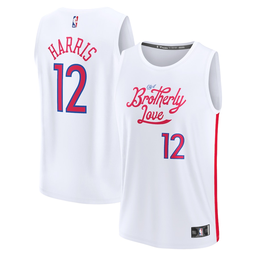 Youth Boys Philadelphia 76ers Tobias Harris White 2022/23 Fastbreak Jersey - City Edition