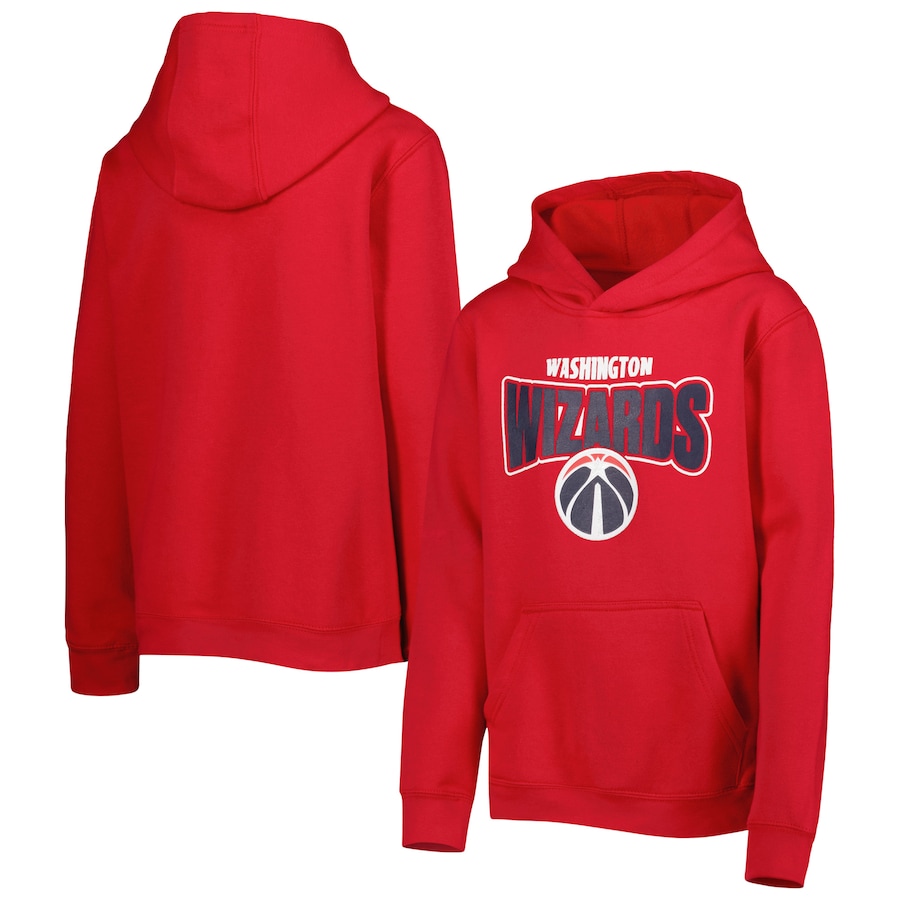 Youth Boys Washington Wizards Red Draft Pick Pullover Hoodie Youth Boys Washington Wizards Red Draft Pick Pullover Hoodie