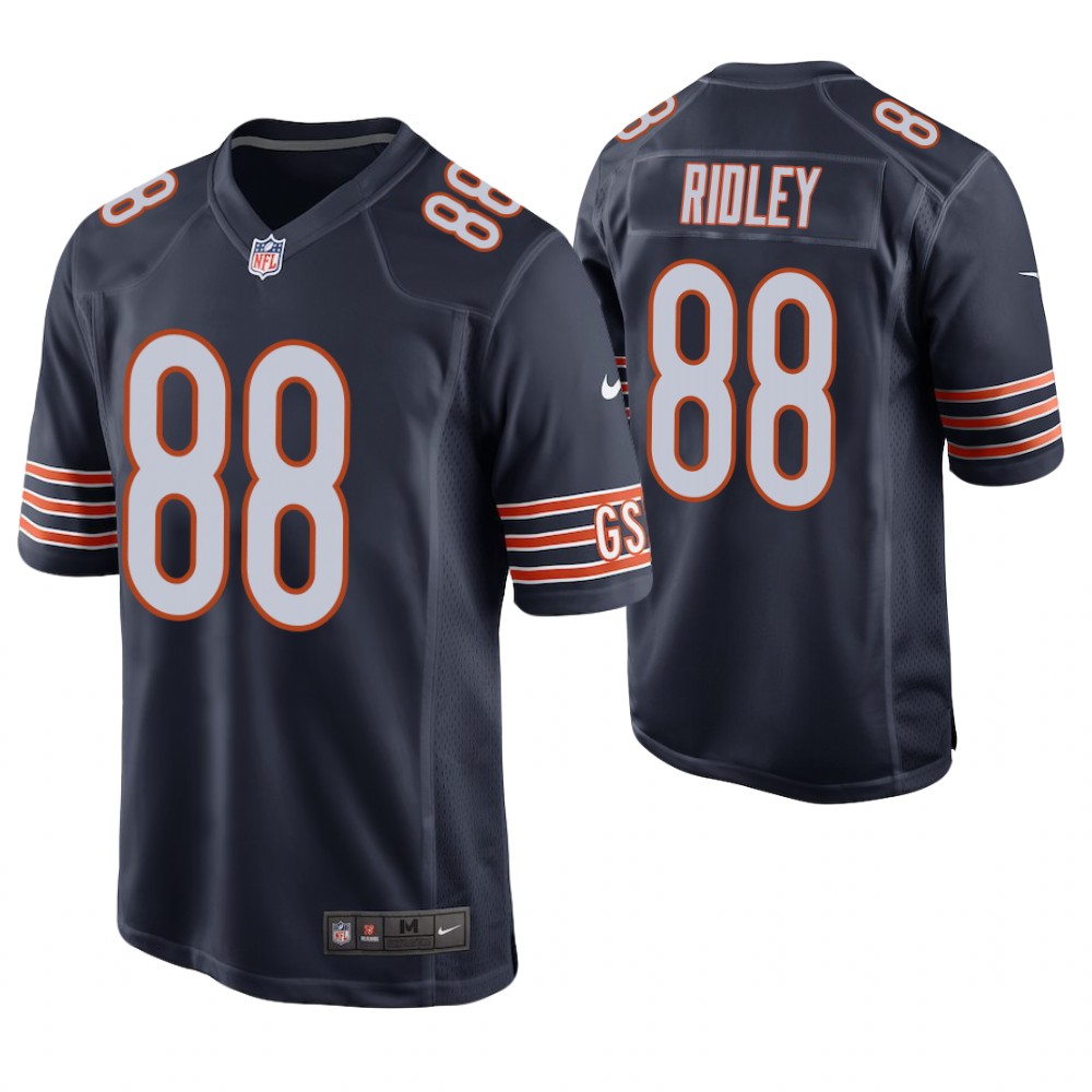 Chicago Bears #88 Riley Ridley 2019 NFL Draft Navy Game Jersey