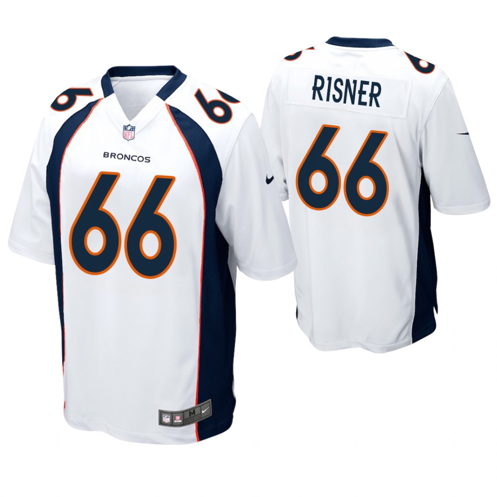 Denver Broncos #66 Dalton Risner 2019 NFL Draft White Game Jersey Denver Broncos #66 Dalton Risner 2019 NFL Draft White Game Jersey