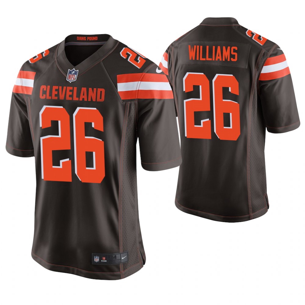 Cleveland Browns #26 Greedy Williams 2019 NFL Draft Brown Game Jersey Cleveland Browns #26 Greedy Williams 2019 NFL Draft Brown Game Jersey