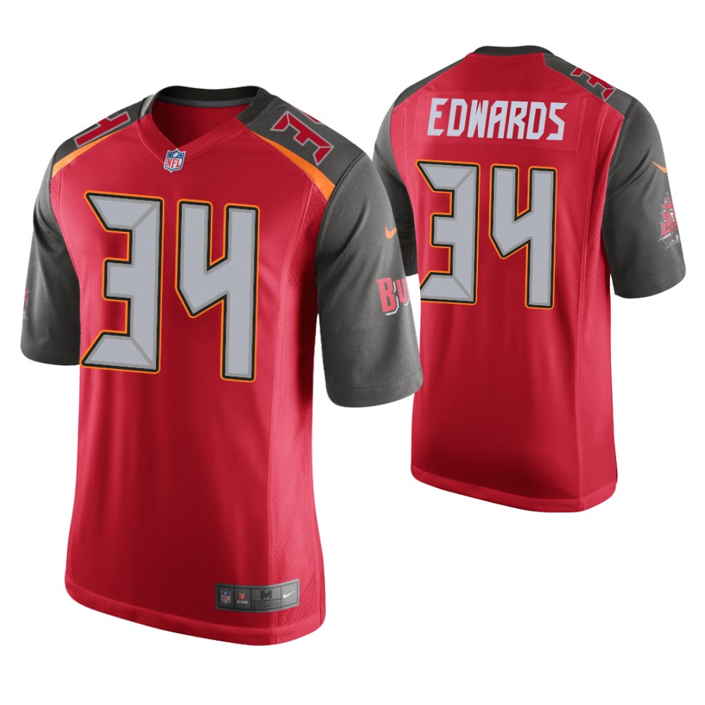 Tampa Bay Buccaneers #34 Mike Edwards 2019 NFL Draft Red Game Jersey Tampa Bay Buccaneers #34 Mike Edwards 2019 NFL Draft Red Game Jersey