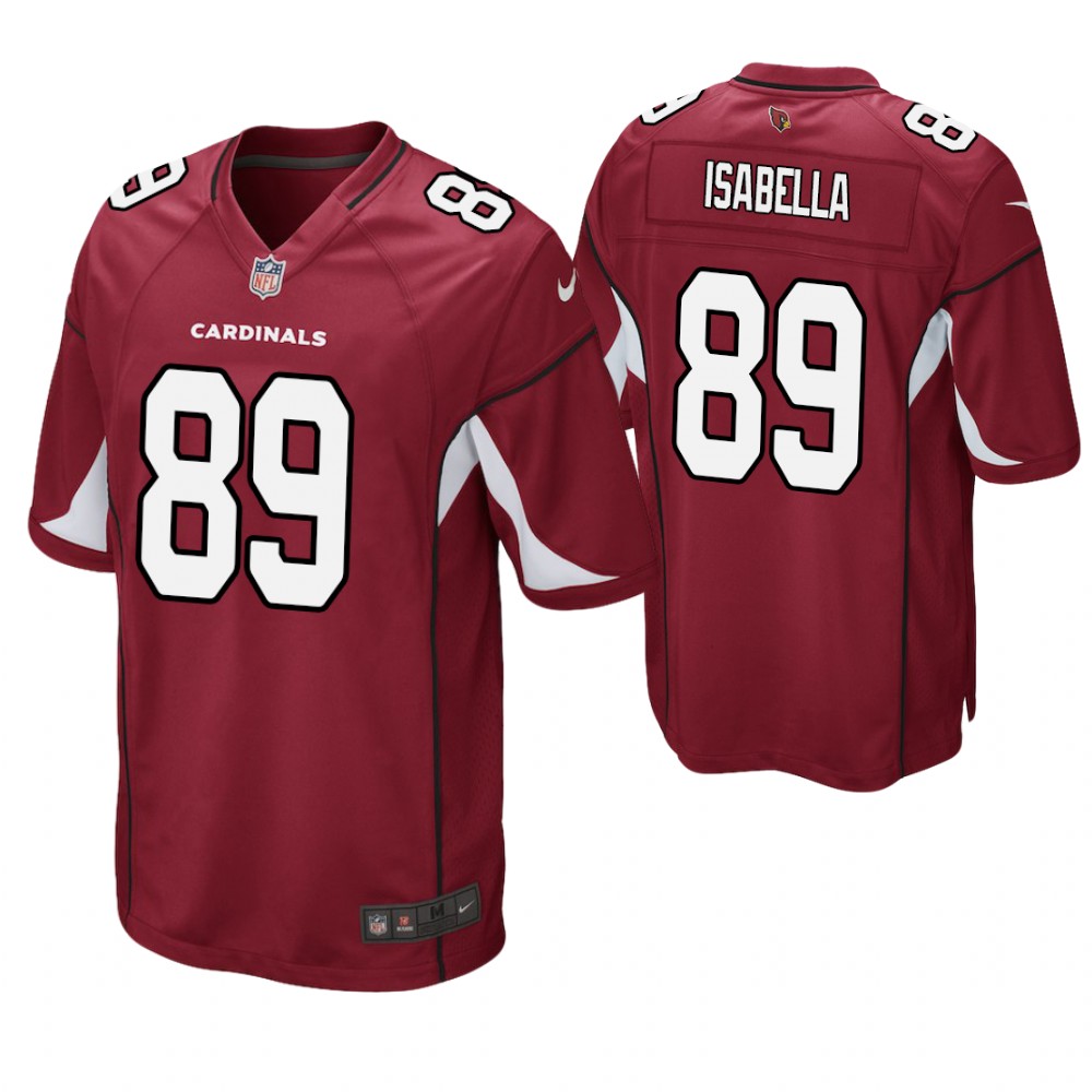 Arizona Cardinals #89 Andy Isabella 2019 NFL Draft Cardinal Game Jersey