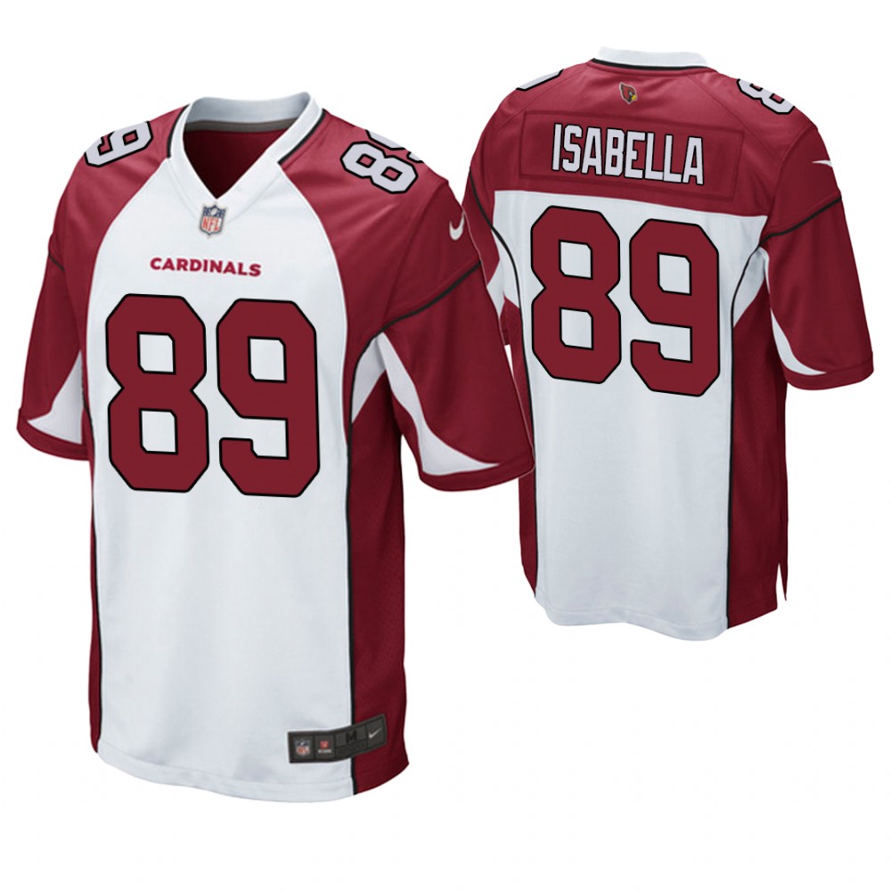 Arizona Cardinals #89 Andy Isabella 2019 NFL Draft White Game Jersey