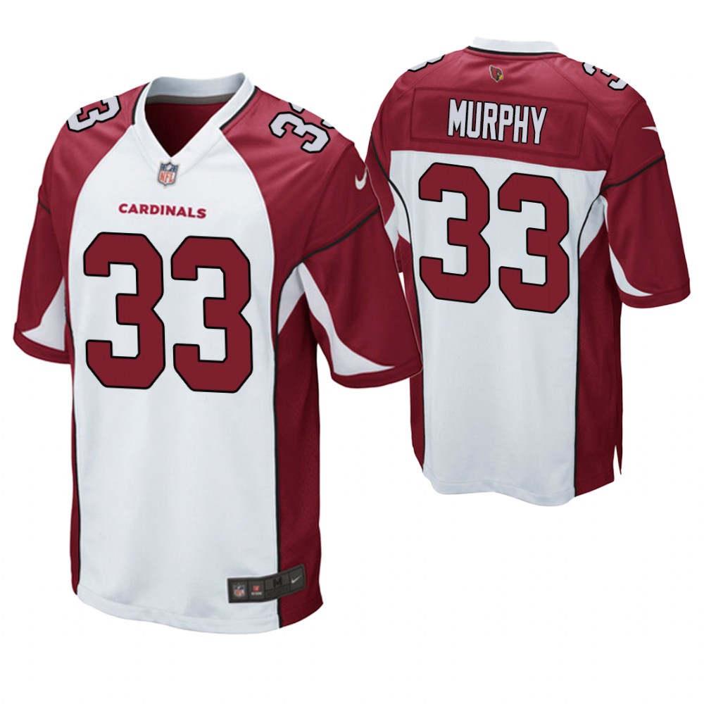 Arizona Cardinals #33 Byron Murphy 2019 NFL Draft White Game Jersey