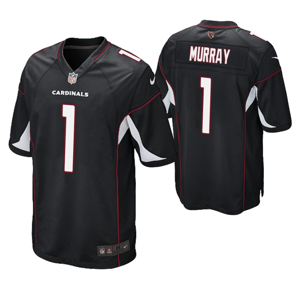 Arizona Cardinals #1 Kyler Murray 2019 NFL Draft Black Game Jersey