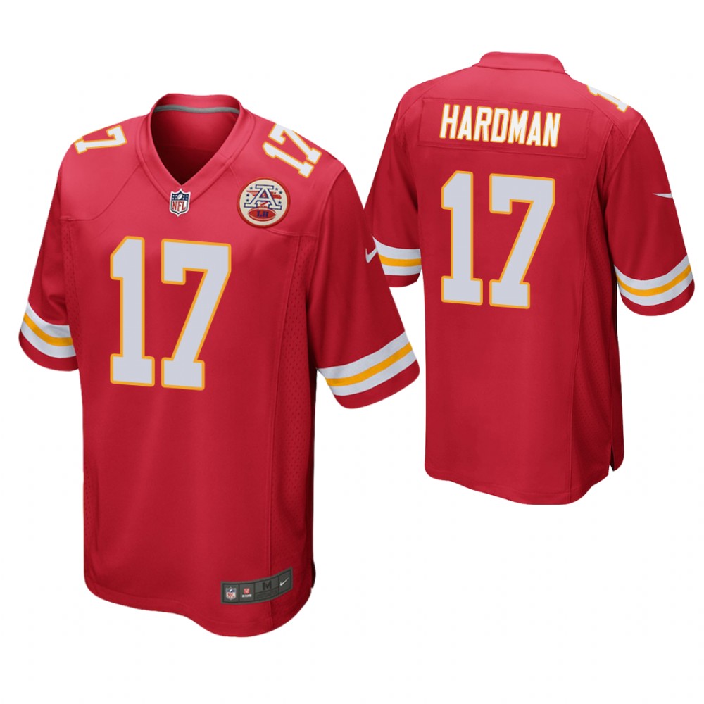 Kansas City Chiefs #17 Mecole Hardman 2019 NFL Draft Red Game Jersey Kansas City Chiefs #17 Mecole Hardman 2019 NFL Draft Red Game Jersey